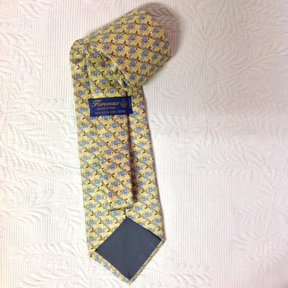 Florentinian Firenze Talking Wired Telephones Rep Tie - Picture 8 of 10